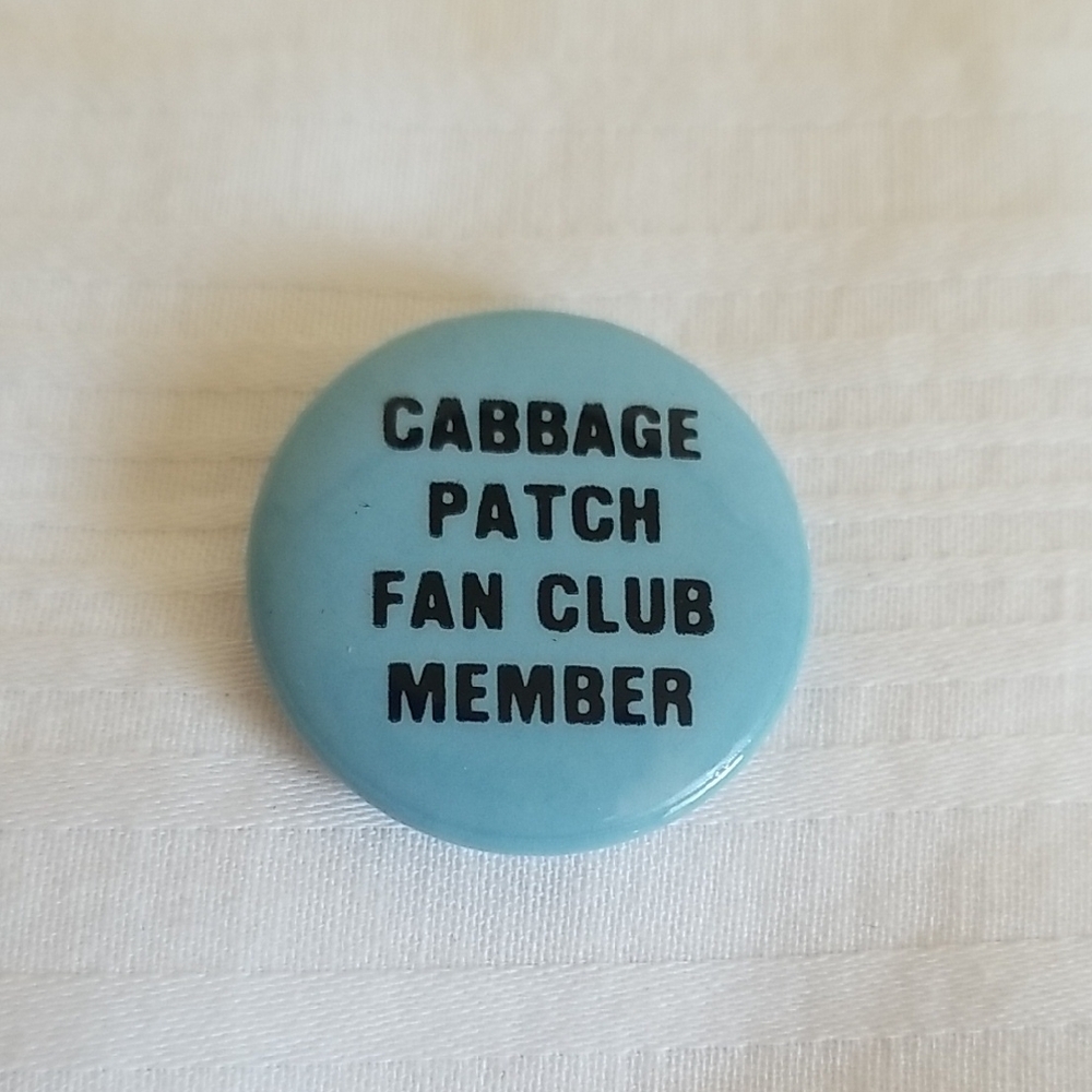 Vintage Cabbage Patch Fan Club Member Pin Button